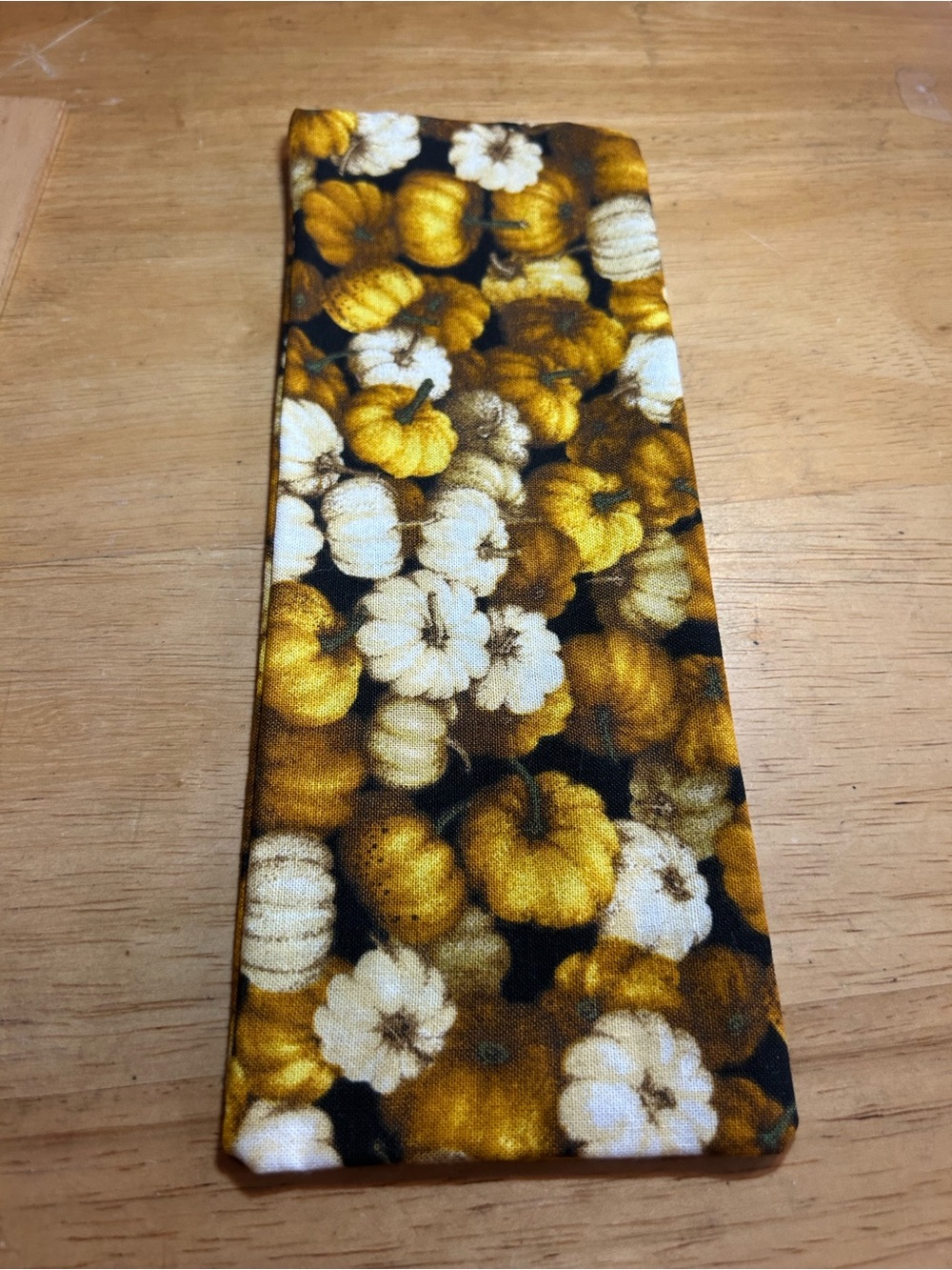 Handmade Eye Pillow Autumn Pumpkin Yoga Relaxing